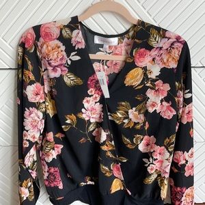 RAMPAGE floral bodysuit